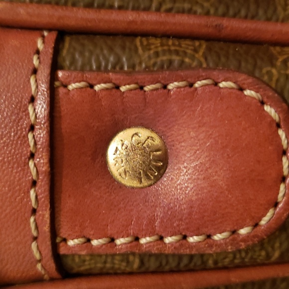 CELINE Macadam Pattern Clutch in Brown - Picture 10 of 11